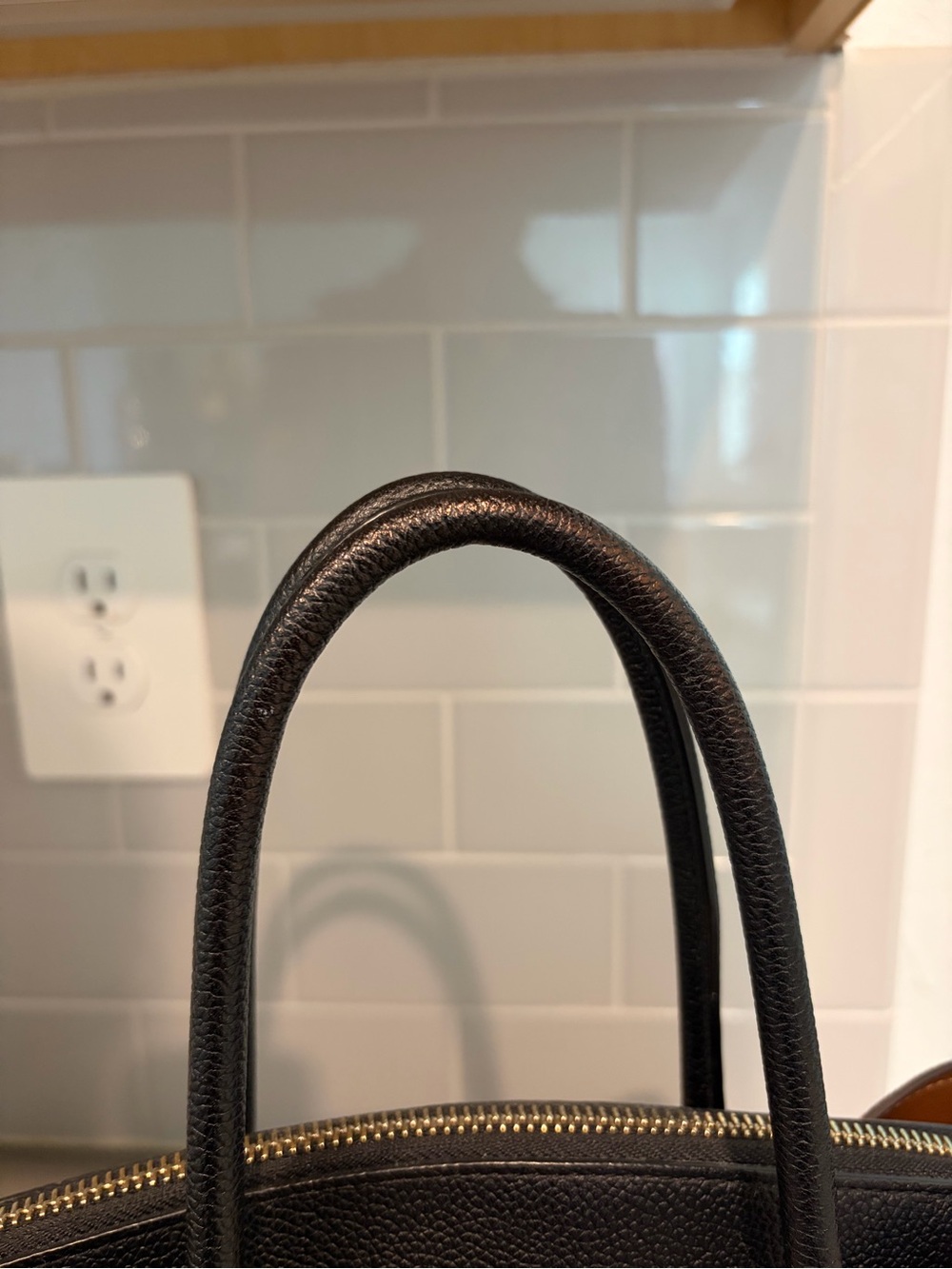 Kate Spade New York Medium Margaux Leopard Print Leather Satchel - Brown EUC - Picture 12 of 13